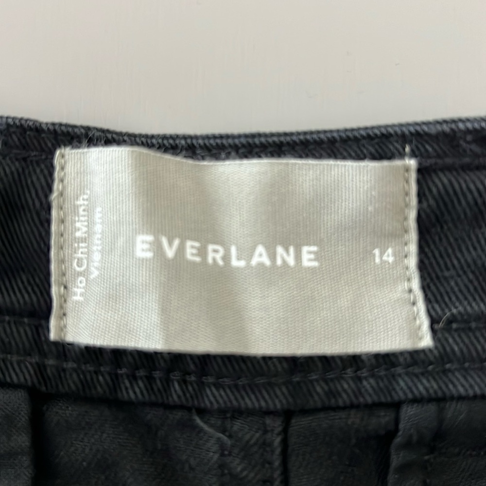 NWT Everlane The Tencel Relaxed Chino in Black Size 14 - Picture 6 of 13